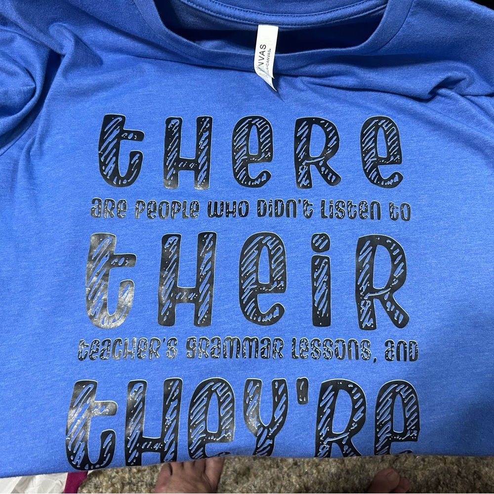 English Teacher T Shirt NWOT